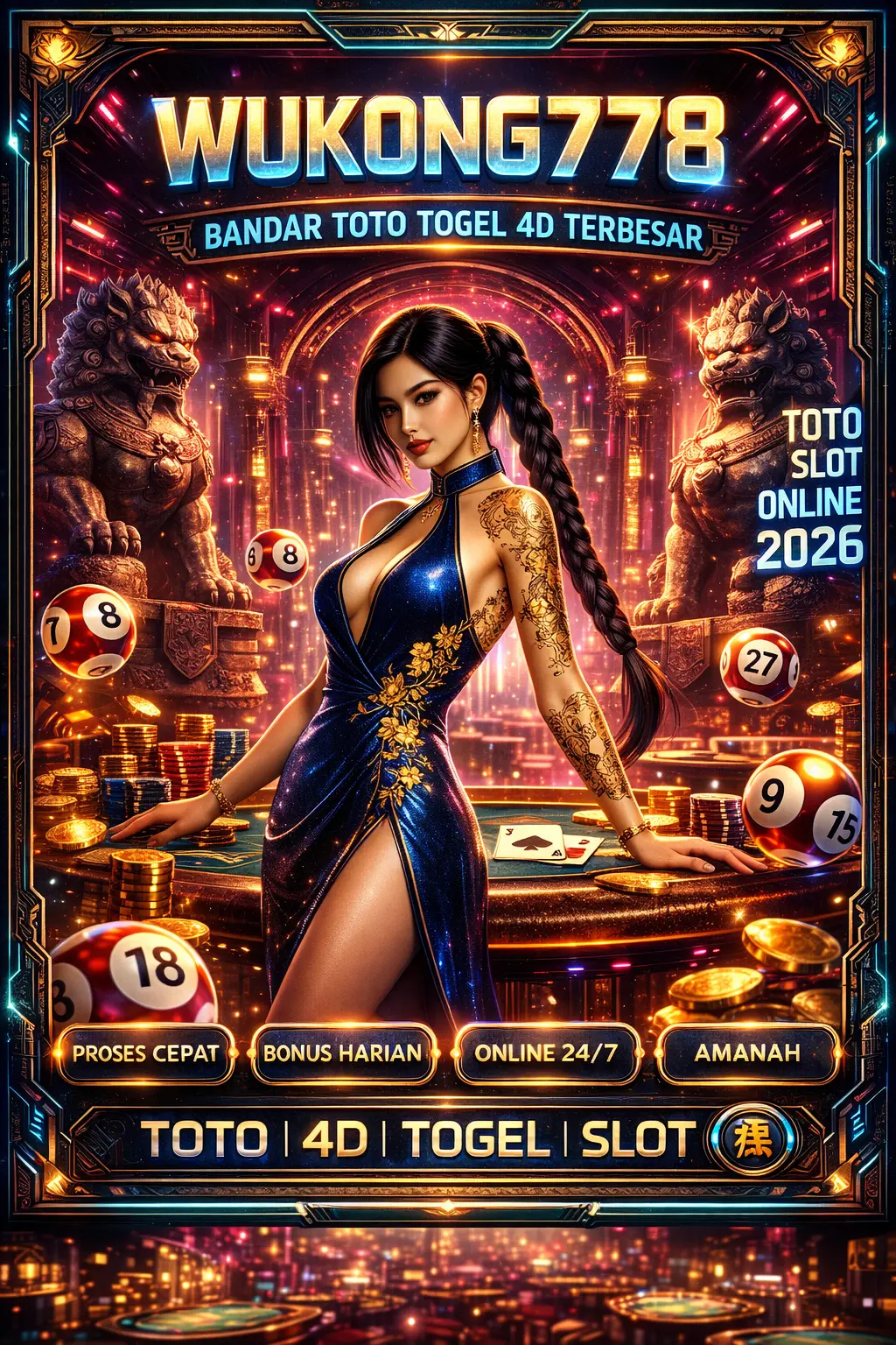 Login WUKONG778 dan akses link alternatif situs ONLINE SLOT GAME 4D terpercaya